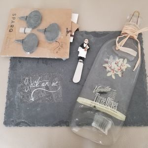 Slate Cheese platter plus ..Great Housewarming Gift idea! NWOT